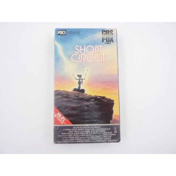 Short Circuit VHS 1986 Comedy Sci-Fi Steve Guttenberg CBS Fox Video Movie - Picture 1 of 5